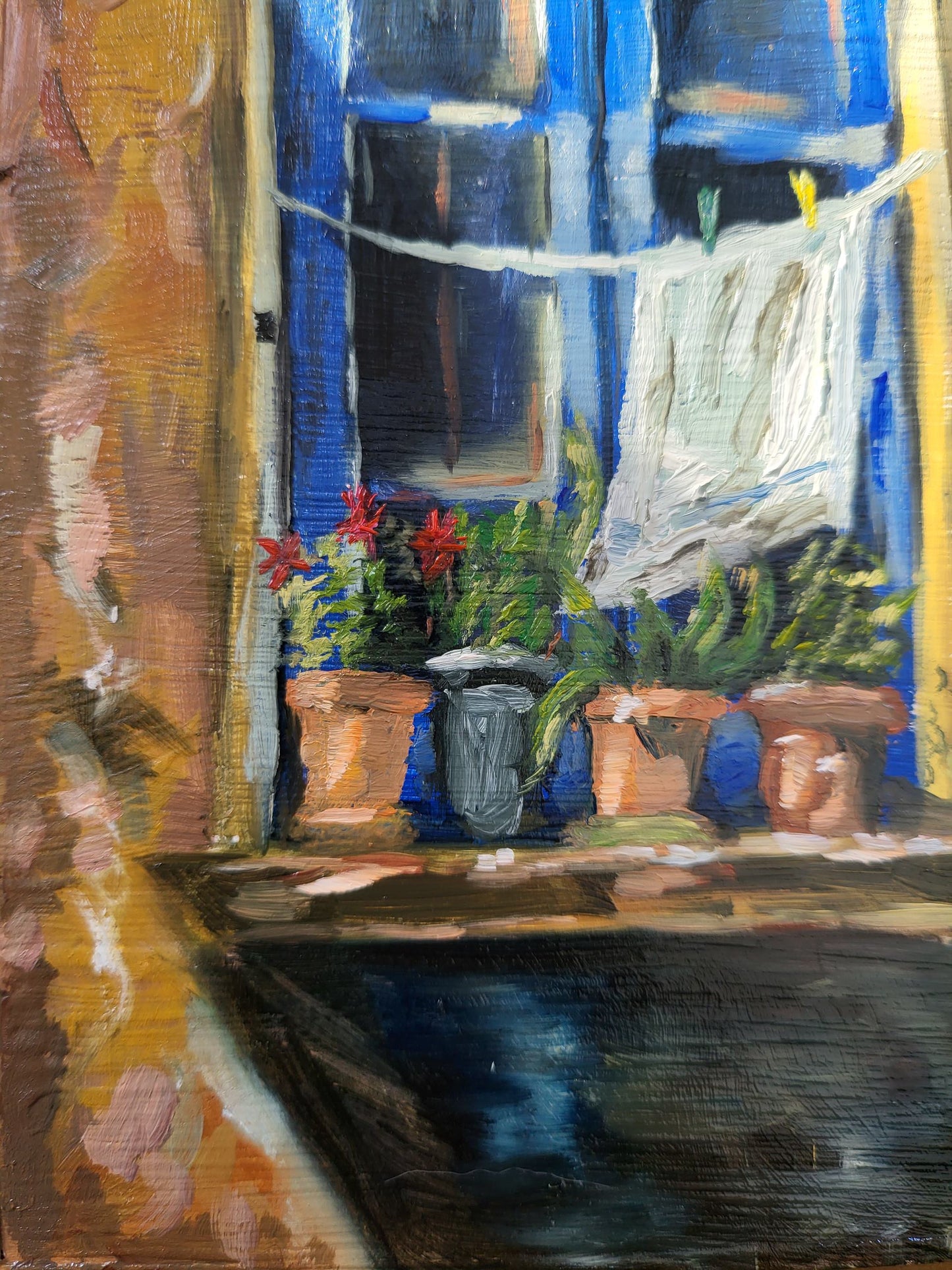 "linen in the summer sun".
