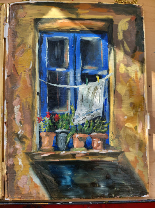 "linen in the summer sun".
