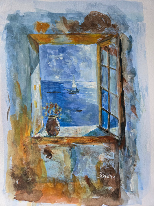 "horizon meets the sea."