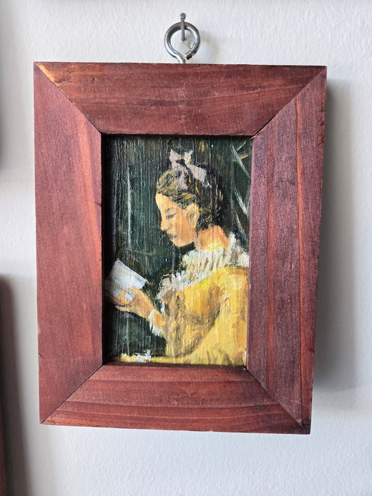 "reading girl." ~ trio collection #2